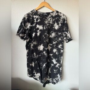 Elwood clothing, tie-dye tunic dress top M